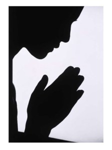 woman praying