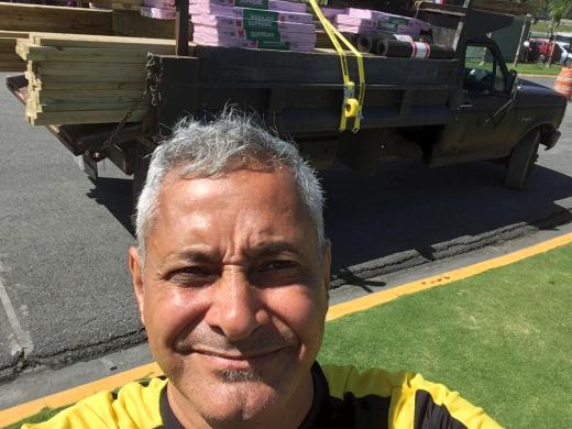 pastor ivan outside truck