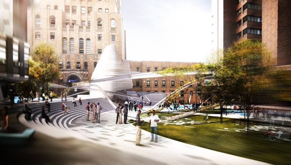Columbia's real plaza plan