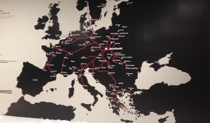 map of transports to auschwitz