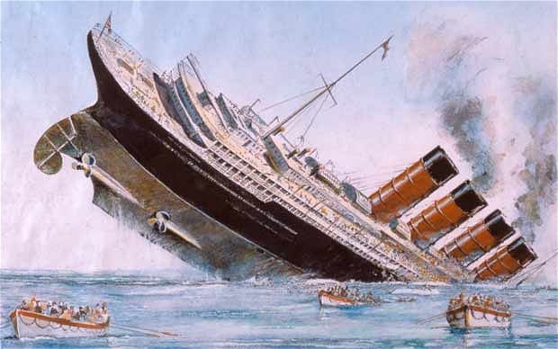 lusitania sinking